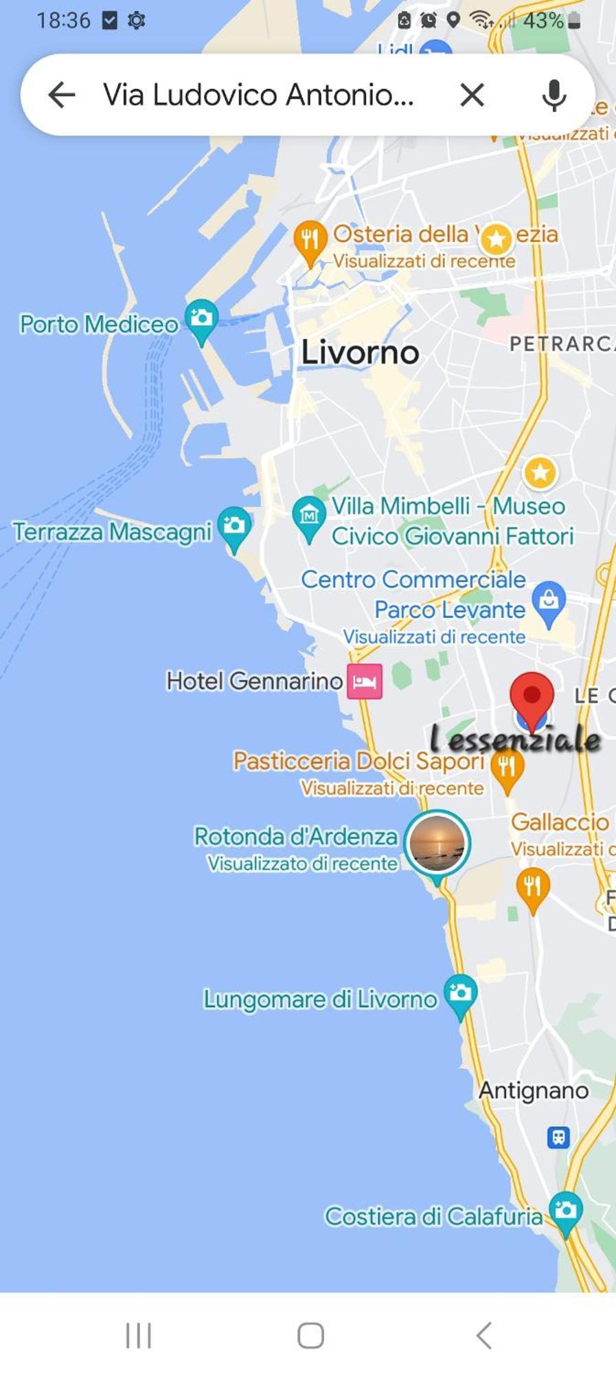 L' Essenziale Apartment ลีวอร์โน ภายนอก รูปภาพ
